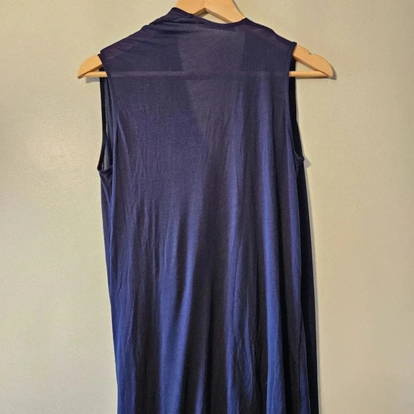 Acne Studios Natifa Draped Sleeveless Mini Navy Dress Size XXS. - Picture 12 of 14
